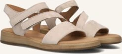 Beige Gabor Flache Sandalen 063