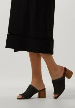 Schwarze Via Vai Mules Polly Robin -Omoda Geschaft 265258 8