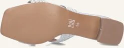 Silberne Bibi Lou Mules 879z94hg -Omoda Geschaft 266961 4