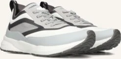 Weiße Woden Sneaker Low Stelle Transparan