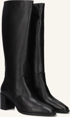 Schwarze Blasz Hohe Stiefel 106