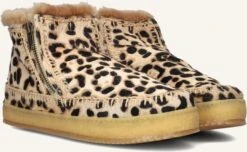 Beige Laidbacklondon Winterstiefel Setsu Low Crochet Leopard