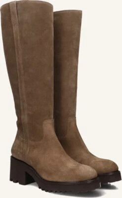 Taupe Blasz Hohe Stiefel Evs-5014