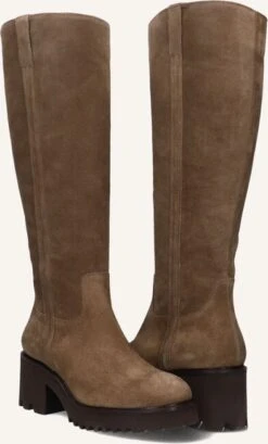 Taupe Blasz Hohe Stiefel Evs-5014 -Omoda Geschaft 302067 5