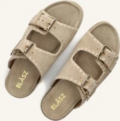 Beige Blasz Pantolette Mag-40 -Omoda Geschaft 304815 5