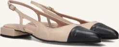 Beige Lina Locchi Slingbacks 010-132