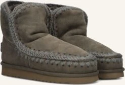 Grüne Mou Winterstiefel Eskimo 18 Glitter Logo