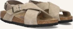 Beige Birkenstock Flache Sandalen Tulum Ii Vl