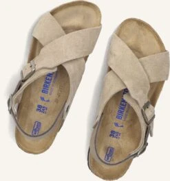 Beige Birkenstock Flache Sandalen Tulum Ii Vl -Omoda Geschaft 329415 5